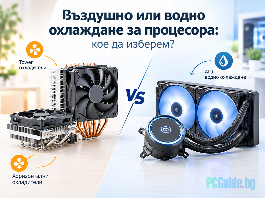 Въздушно или водно охлаждане